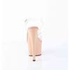 Pleaser - ADORE708 Sandale à bride à la cheville - Transparent/Rose Product image